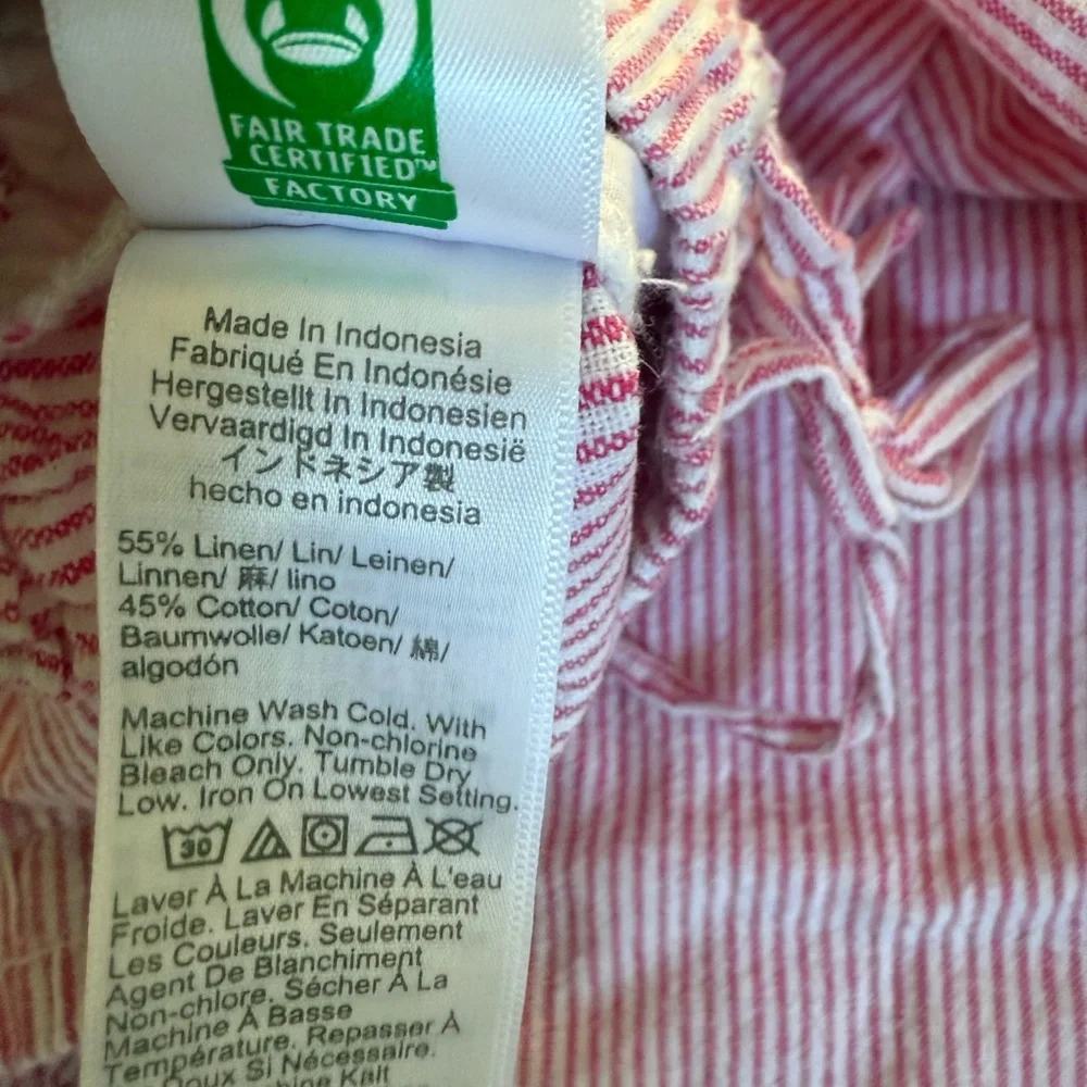 J.CREW Pink Striped womens Pants - Picture 5 of 6